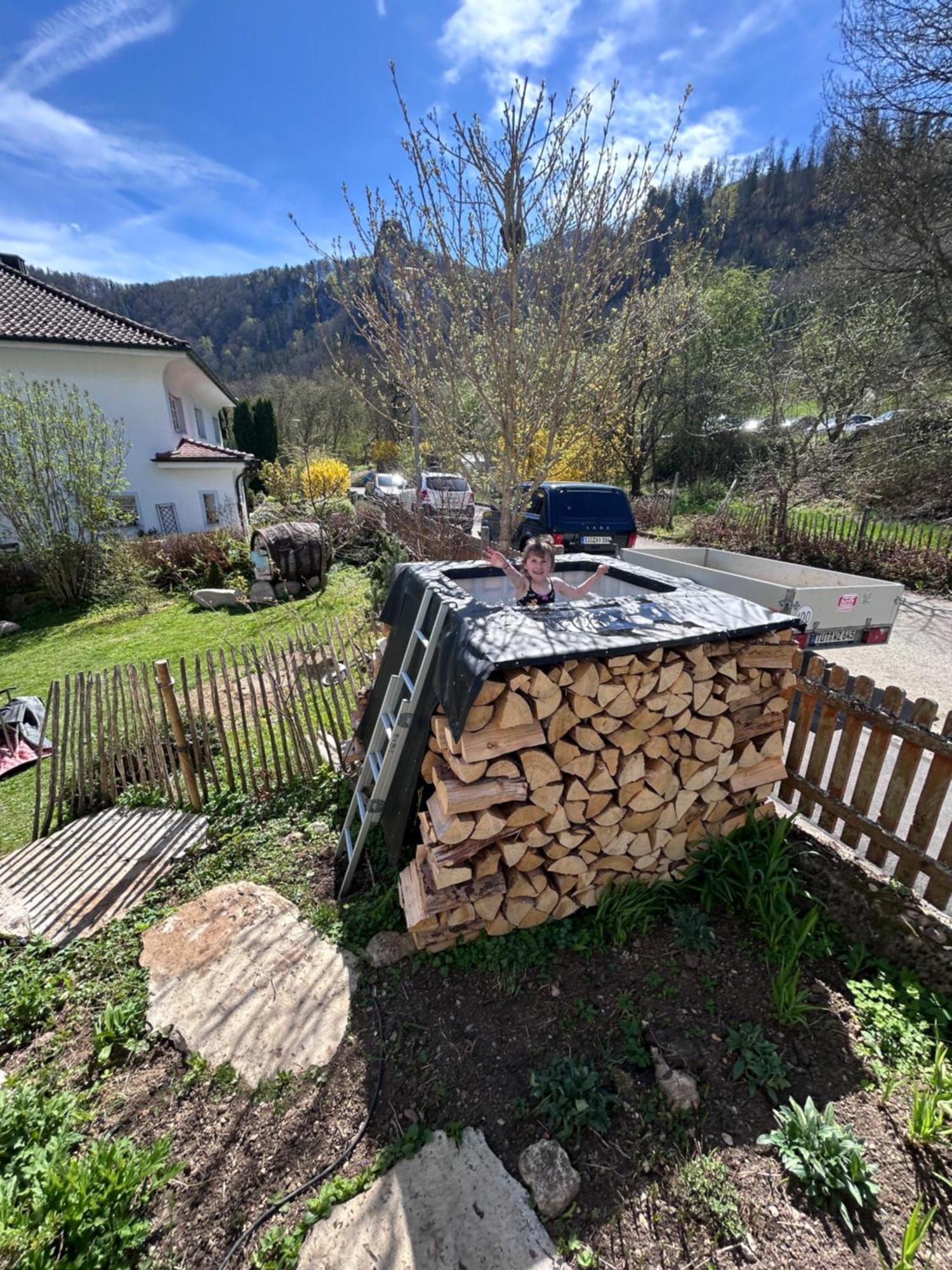 Apartmán Zwergdackeladlerhirsch Beuron Exteriér fotografie